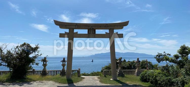兵庫県　伊和都比売神社 伊和都比売神社,鳥居,赤穂の写真素材