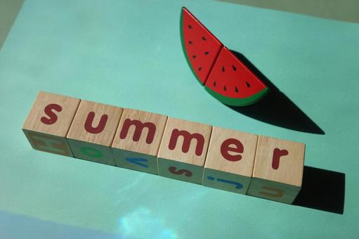 Photo, summer, image, block, 