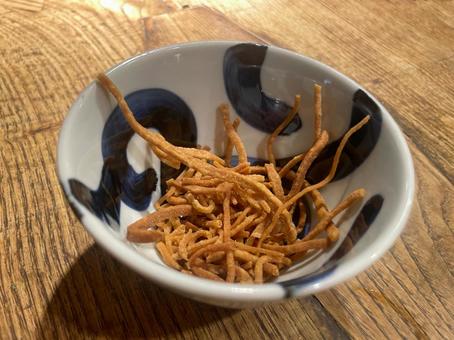 揚げそば おつまみ 揚げそば おつまみ 和食,食べ物,食事の写真素材