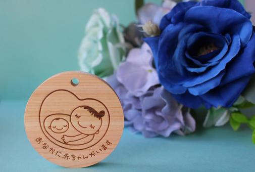 男の子妊娠のイメージ(マタニティマーク) 男の子妊娠のイメージ(マタニティマーク) 男の子,妊娠,産み分けの写真素材