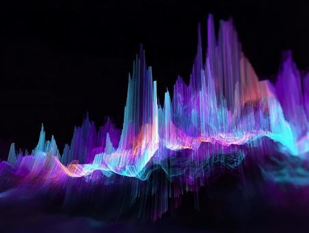 幻想的な光のラインが流れるテクスチャ 幻想的な光のラインが流れるテクスチャの写真