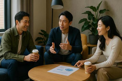 コーヒーブレイク会話 コーヒーブレイク会話の写真