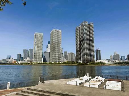 豊洲公園から見た東京の街 2025年春 豊洲公園から見た東京の街 2025年春 東京,港区,豊洲の写真素材