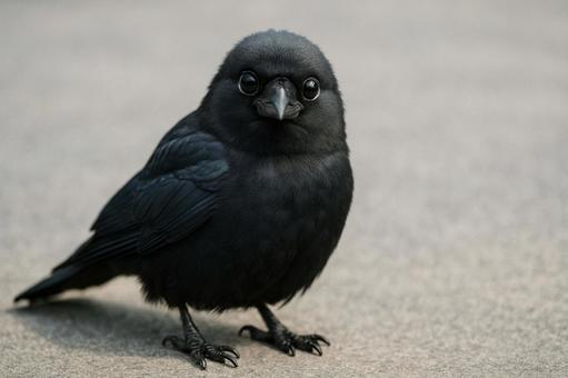 まんまるカラスさん まんまるカラスさんの写真