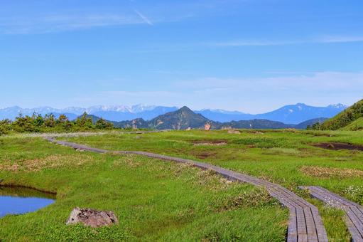 苗場山 苗場山 苗場山,新潟,日本百名山の写真素材