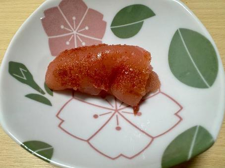 酒のあてのイメージ 辛子明太子 酒のあてのイメージ 辛子明太子の写真