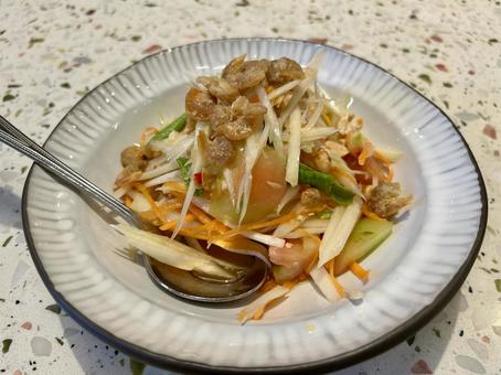タイバンコクの東北料理ソムタム タイバンコクの東北料理ソムタム 海外,タイ,バンコクの写真素材