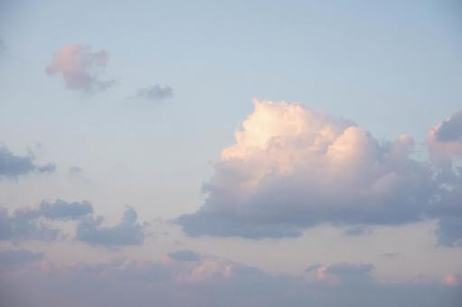 赤い雲 赤い雲の写真