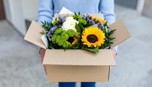 箱で届くお花のサブスクリプション 箱で届くお花のサブスクリプションの写真