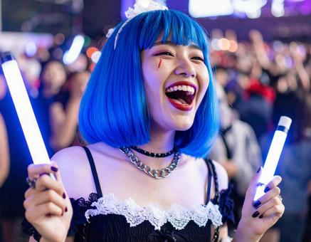 地雷系女子・推しに合う「愛と元気を貰う」 地雷系女子・推しに合う「愛と元気を貰う」 地雷系,推し活,女子の写真素材