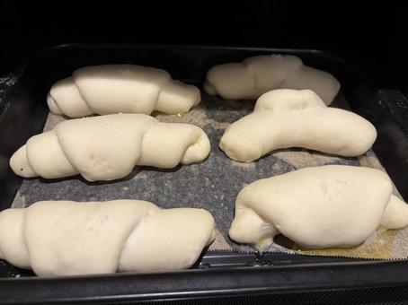 塩バターパン作り 塩バターパン作り パン,パン生地,食べ物の写真素材
