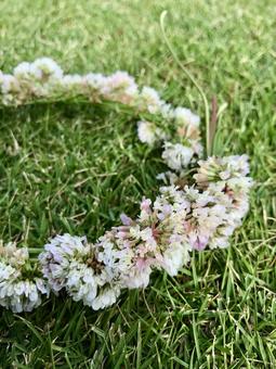 花の冠 花の冠の写真