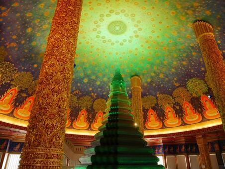 幻想的なお寺 ワット,寺,寺院の写真素材