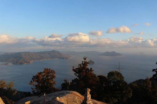多島美@弥山(宮島) 多島美@弥山(宮島) 宮島,弥山,広島の写真素材