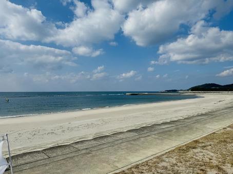 海と青空と江口浜 海と青空と江口浜 自然,風景,海景色の写真素材