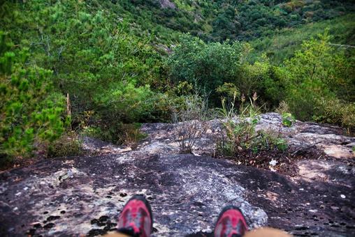 高御位山 播磨平野,山岳,平野の写真素材
