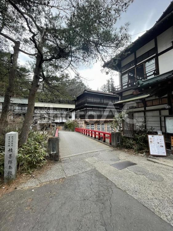 群馬県　積善館 群馬県,積善館,千と千尋の神隠の写真素材