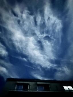 夜の雲 夜の雲の写真