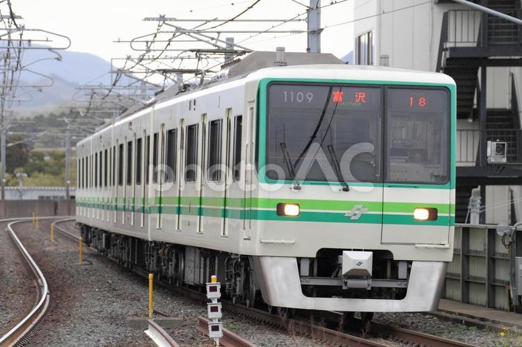 仙台市営地下鉄南北線、1000N系 鉄道,交通,電車の写真素材