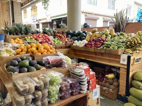 ブータンの市場 ブータンの市場 市場,野菜市,マーケットの写真素材