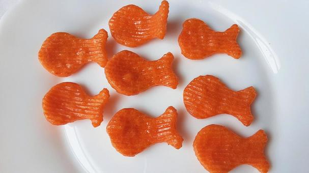 魚型あられ・2 魚型あられ・2 あられ,お菓子,鯛の写真素材
