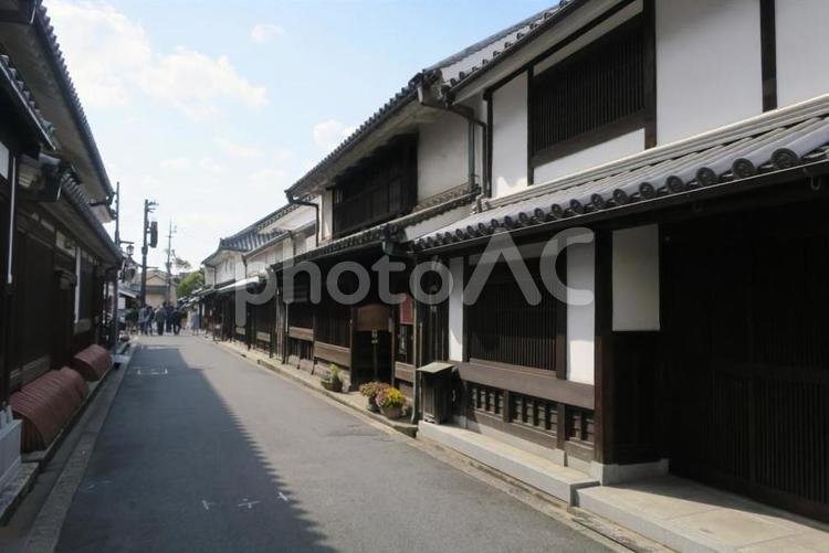 橿原の古い街並み（今井町） 街並み,町並み,今井町の写真素材