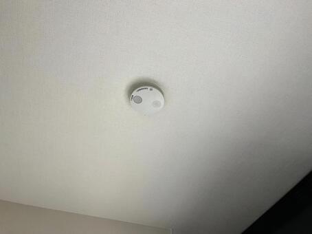 キッチンの火災報知器 火災報知器,火災警報器,防災の写真素材