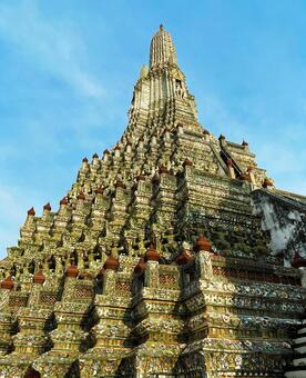 ワット・アルン2 ワット・アルン,暁の寺,タイの写真素材