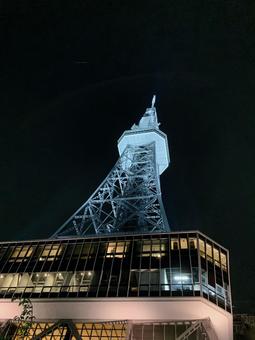 ミライタワー_2020_3 中部電力miraitower,名古屋テレビ塔,栄の写真素材