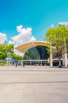【シンガポール】金融街の街並み シンガポール,ホテル,海の写真素材