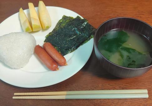 朝食 朝食 朝食,和,味噌汁の写真素材