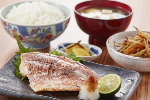 赤魚の酒粕焼定食 赤魚の酒粕焼定食の写真