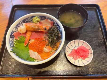 海鮮定食 居酒屋,居酒屋メニュー,お昼の定食の写真素材