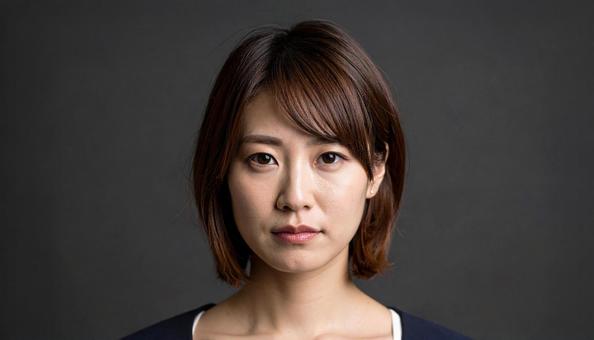 少し不機嫌な若い女性3 少し不機嫌な若い女性3の写真