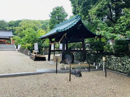 龍田大社 手水舎 龍田大社 手水舎の写真