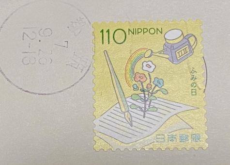 切手　消印　使用済み切手 切手,消印,使用済み切手の写真素材