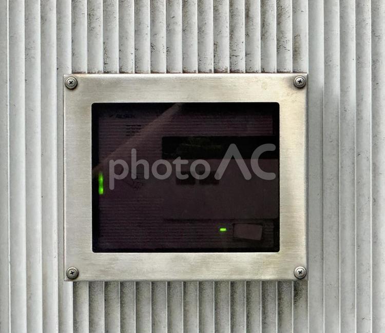 セキュリティー セキュリティー,玄関,防犯の写真素材