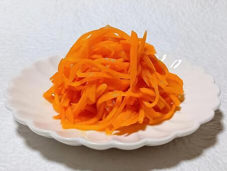 キャロットラペ キャロットラペ,人参,フランス料理の写真素材