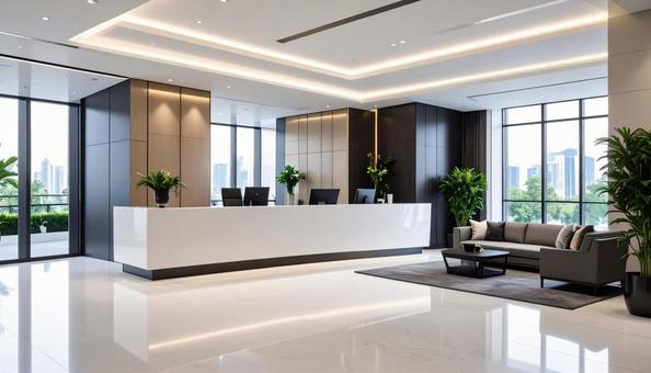 オフィス(受付・エントランスホール)　の写真